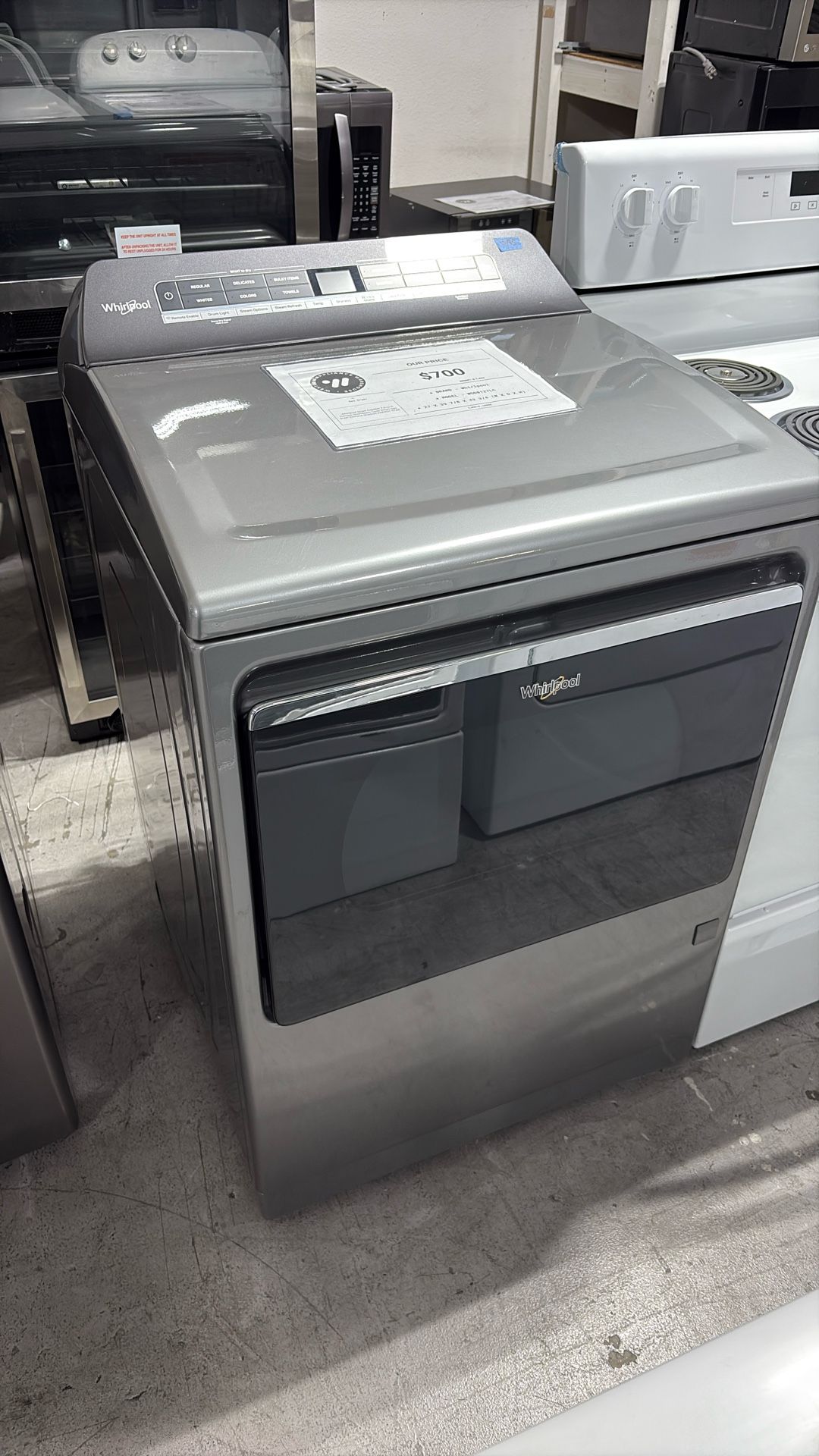 Whirlpool Gas Dryer WGD8127LC