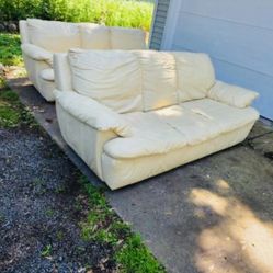 Italian Leather Couches