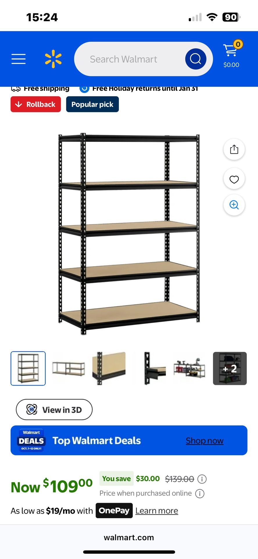 Muscle Rack Shelf Unit