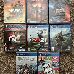PS4 Video Games Bundle NEW