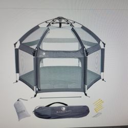 Pop N Gp Baby Playpen Indoor Outdoor For Babies And Toddlers Beach Tent Foldable With Travel Bag