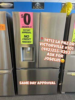 LG STAINLESS STEEL FRIDGE