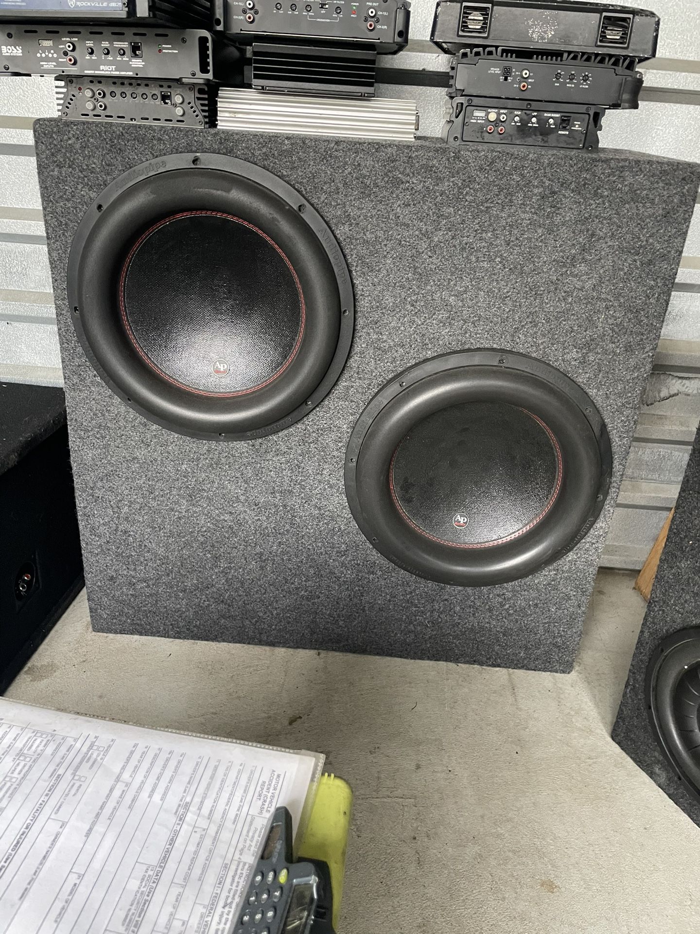 Audiopipe Quad Stack 15” Subs