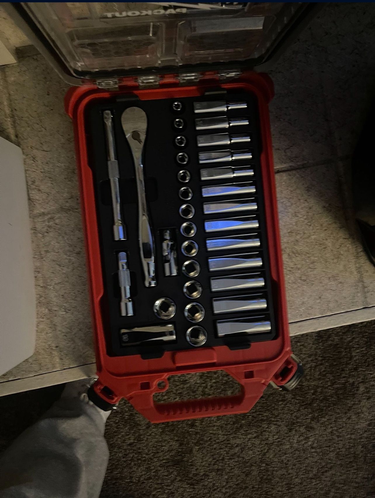 MILWAUKEE PACKOUT RATCHET SET 3/8