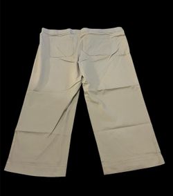 Tan maternity capris