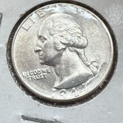 1944 No Mint Mark BU DDO Quarter 