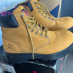Steel-toe Boots 6.5