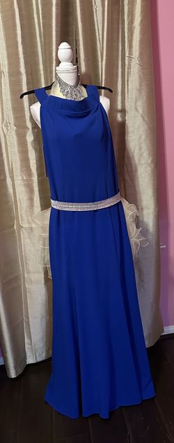Long blue Dress