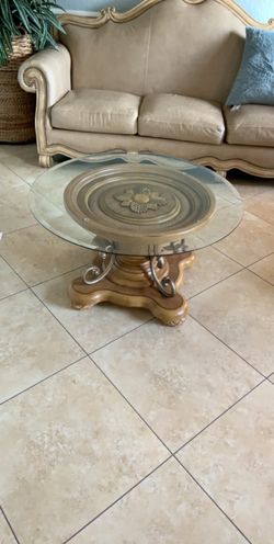 Royal Wooden and metal End Tables 3pc