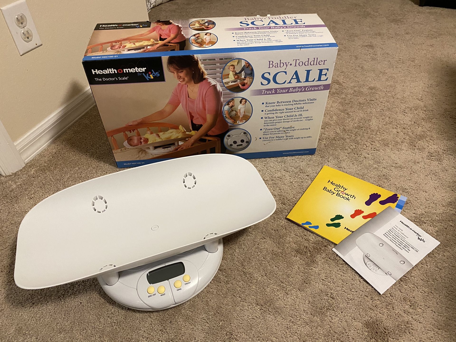 “Health o Meter” Grow with Me 2 in 1 Baby to Toddler Scale