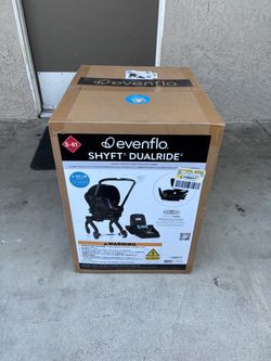 Evenflo Shyft DualRide Infant Car Seat & Stroller - Beaufort Black
