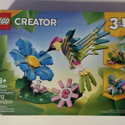 LEGO Creator 3-in-1 Colorful Hummingbird Set 31384 – New in Box