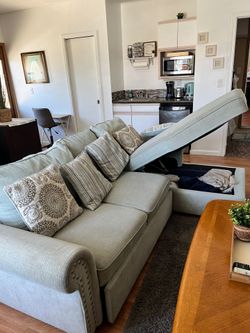 Sofa bed with trundle