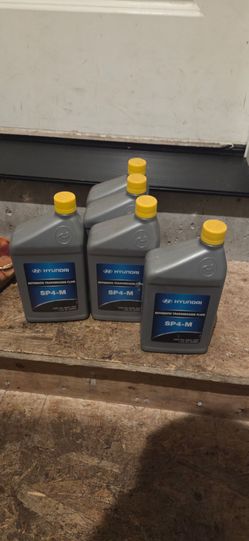 5 qts of Genuine Hyundai SP4-M ATF fluid
