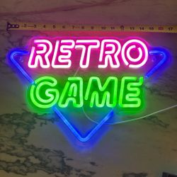 Neon Lights Gaming Decoration 