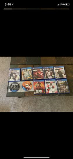 Variety of ps4 games all work