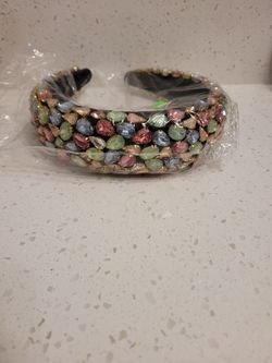Never Worn Colorful Beaded Headband