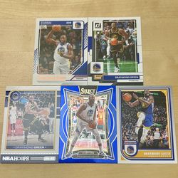 Draymond Green Basketball Card Lot (5 Cards) Warriors