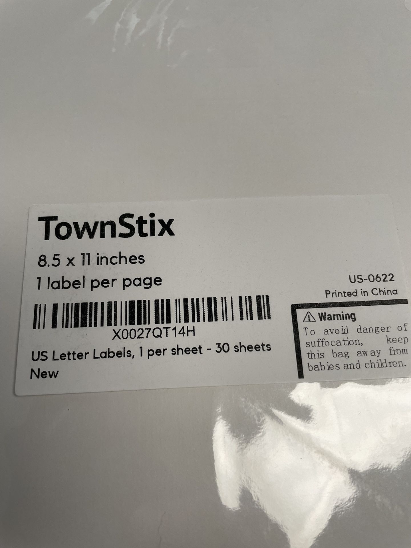 Mailing Label 8.5x11