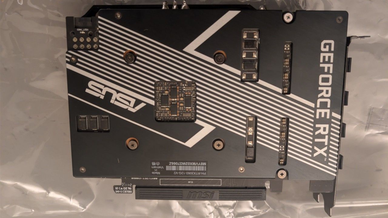 Nvidia GeForce RTX 3060 12GB ASUS GPU