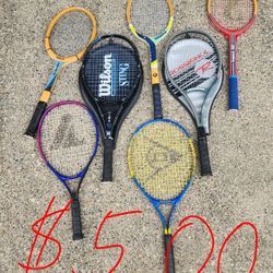 Tennis Rackets  $5.00 Each