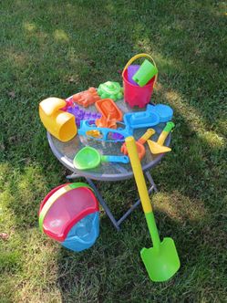 Beach Sand bucket, shovels, ECT.. Toys