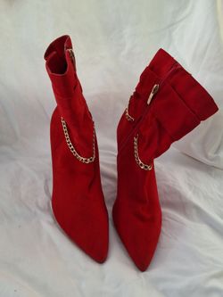 Mark fisher red women boots red in size 8