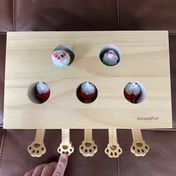 Cat whack-a-mole toy