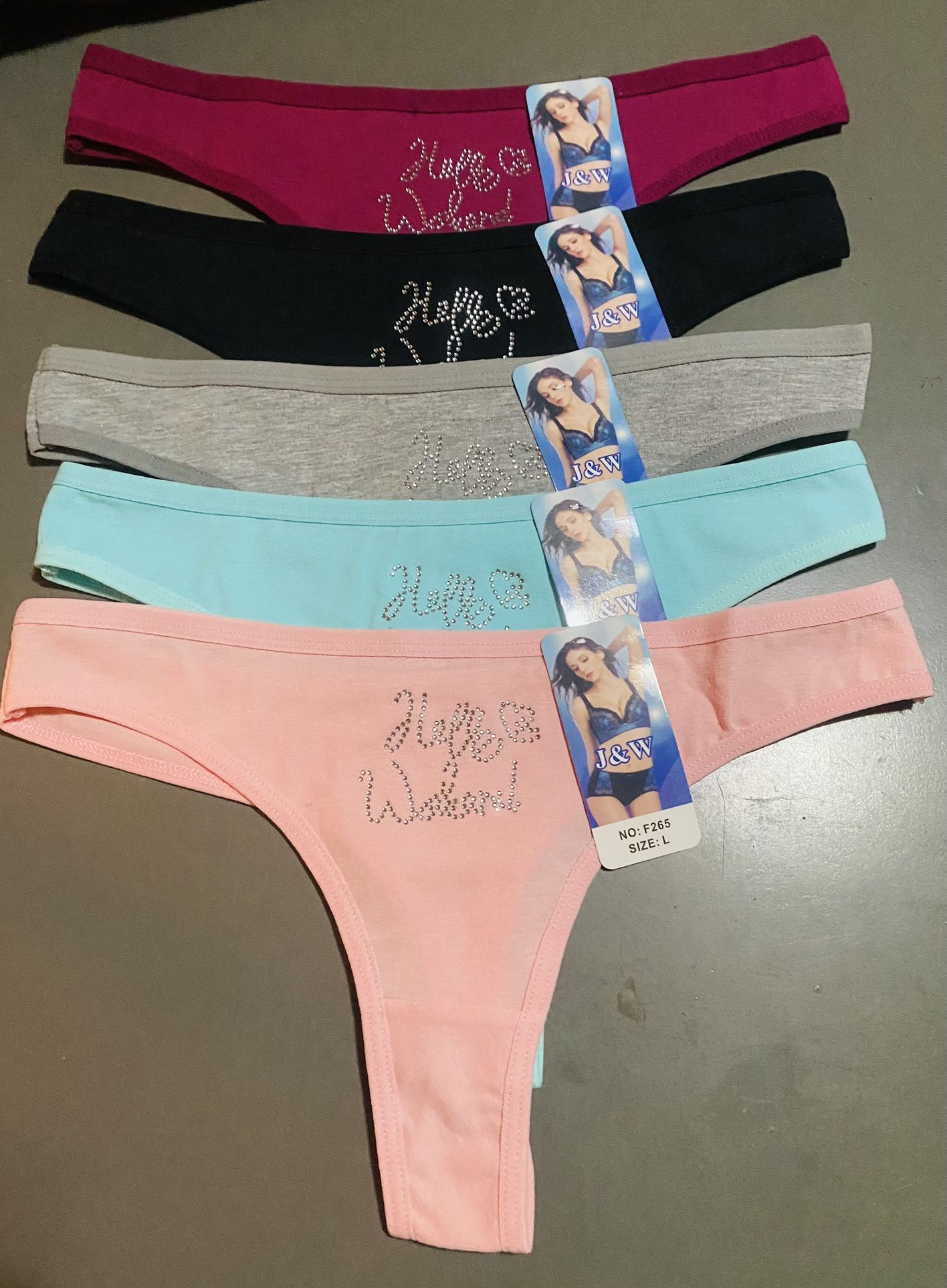 5 bikini style Womens Underwear size M/L by JW
