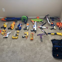  Nerf Guns And Gear 