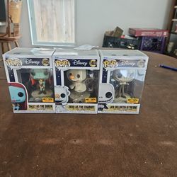 Nightmare Before Xmas Funko Pop Set