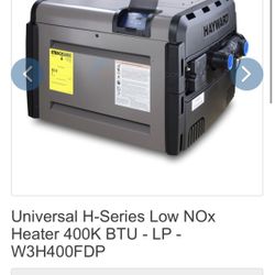 Swimming Pool And Spa Heater Hayward 400,000 Btu