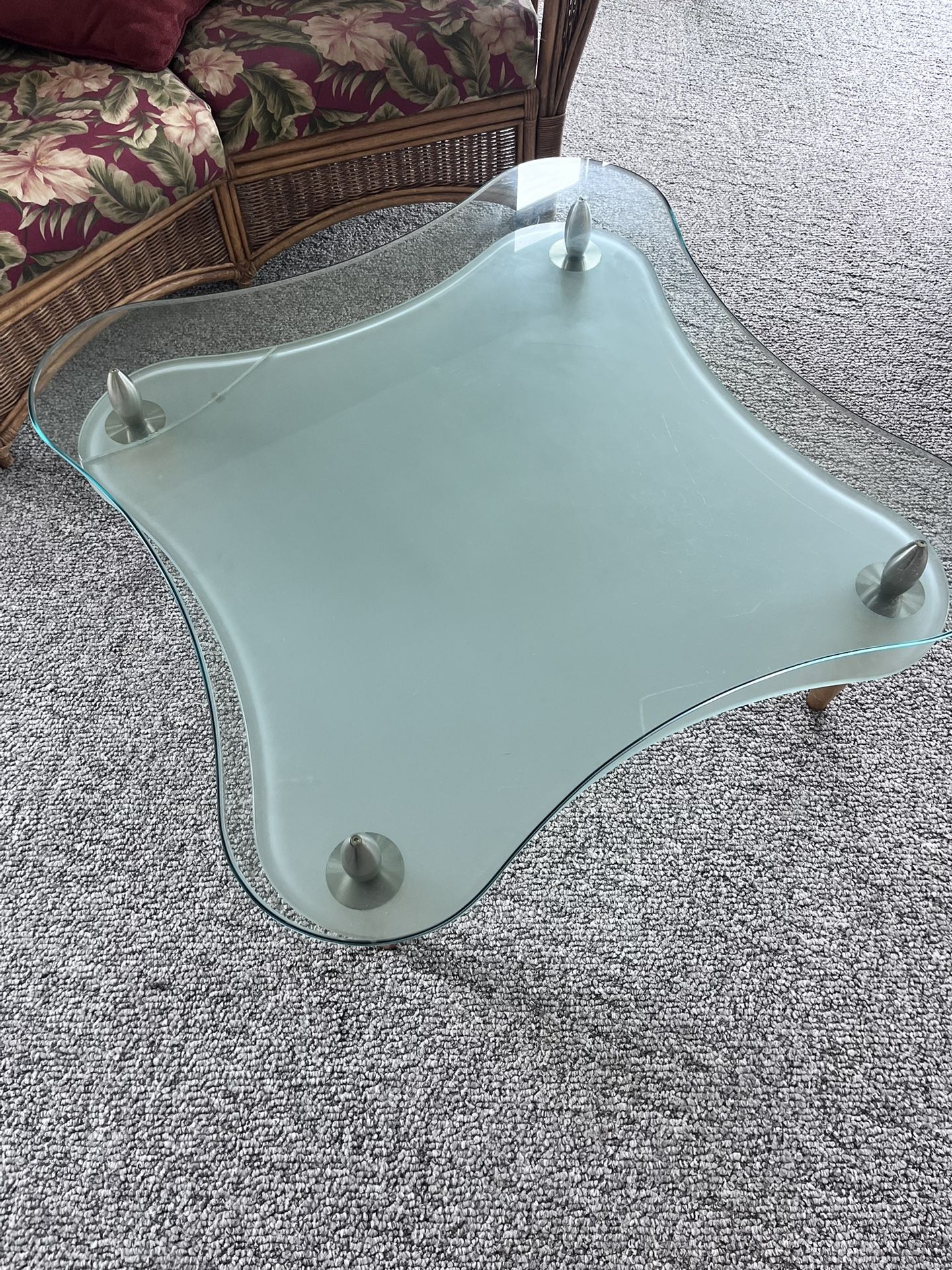 Double Glass Coffee And End Tables