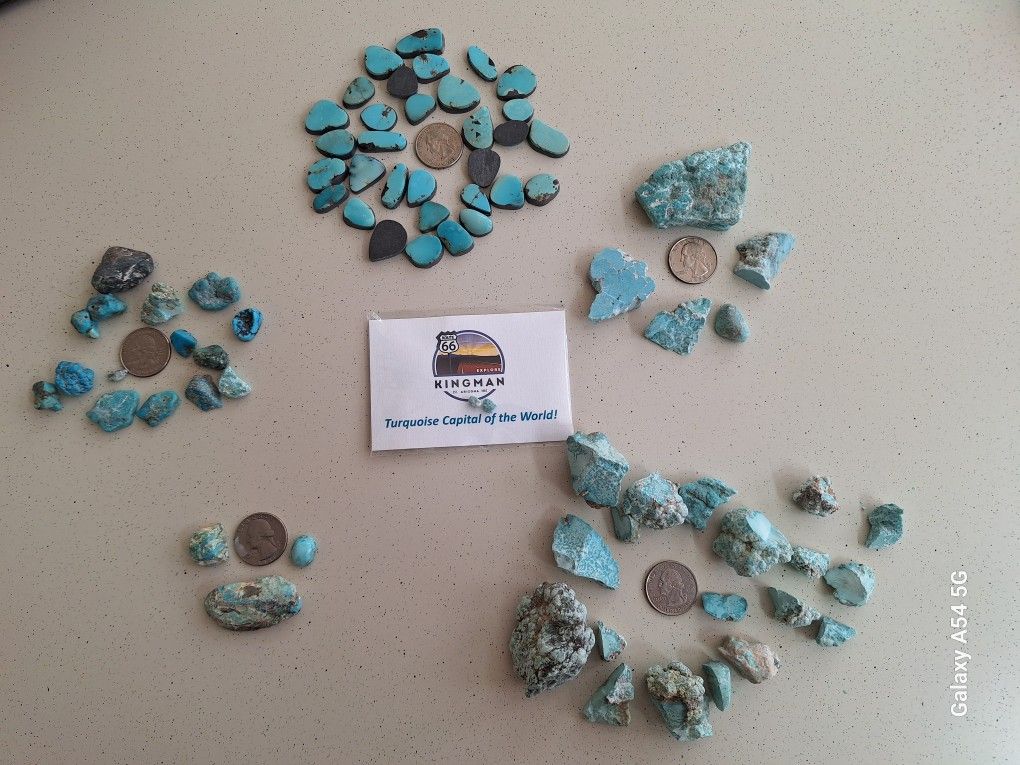 Natural Polished & Raw Turquoise