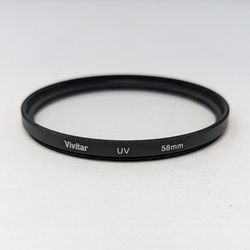 Vivitar UV58 58mm 1-Piece Camera Lens Filter