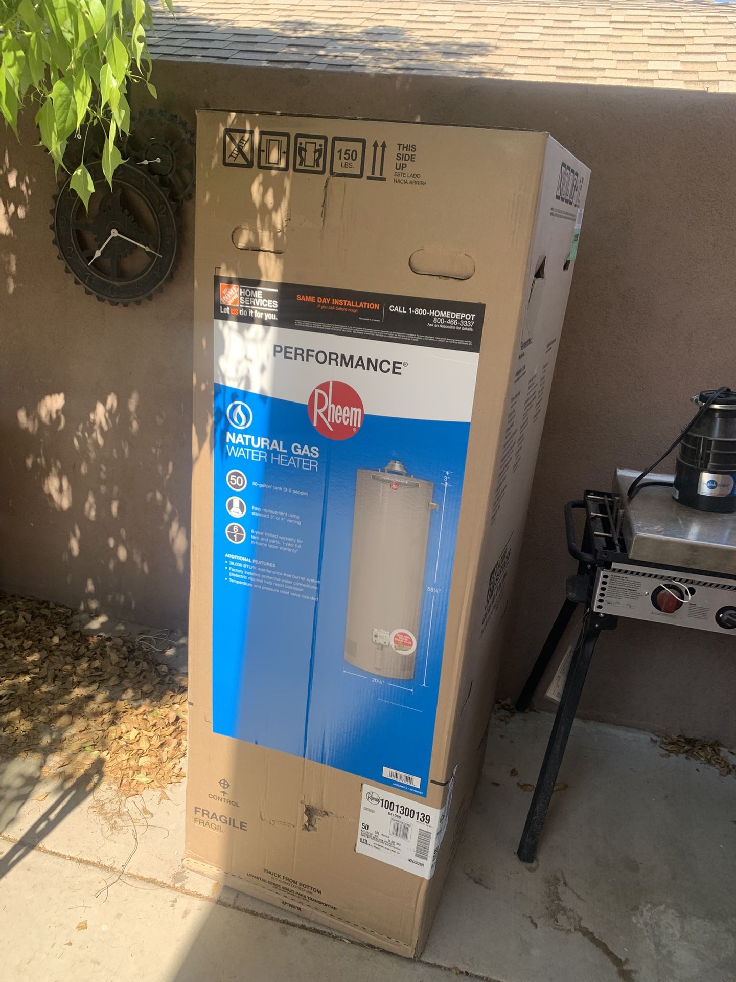 Rheem 50 Gallon Gas Water Heater