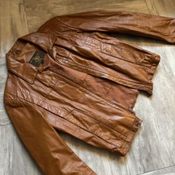 Vintage Orange leather 