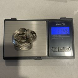 14k Gold Herringbone Necklace - Features Stamp Non Magnetic 