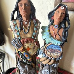 Pareja De Indios Nativos