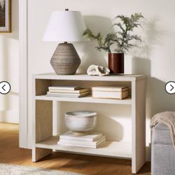 Fountain Valley Pandan Wrapped Console Table White - Threshold™ designed with Studio McGee