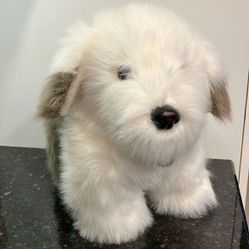 Vintage 1987 Dakin Soft Classics Sheep Dog Plush Stuffed Animal Toy Stands 13” 