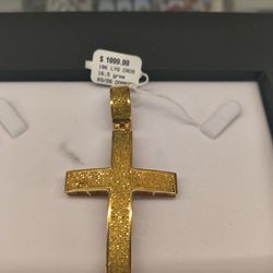 10k Gold diamond cross pendant 16.5 grams layaway available 10%dwon if you interested please make sure you ask for Maribel thank you