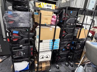 Networking equipment- VR MSI backpack PC and miscellaneous electronic equipment