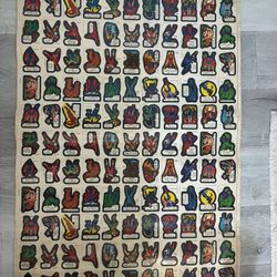 Uncut Sheet Of Marvel Characters 