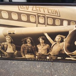 Led Zeppelin framed Poster