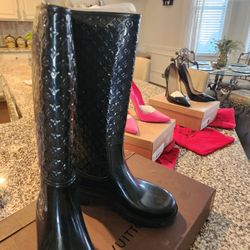 Authentic- Gucci RUBBER Rain BOOTS