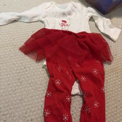 Snowman Outfit With Tutu 