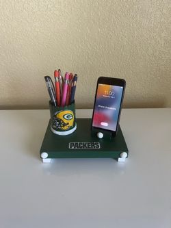 Green Bay Packers desk phone & pen organizer