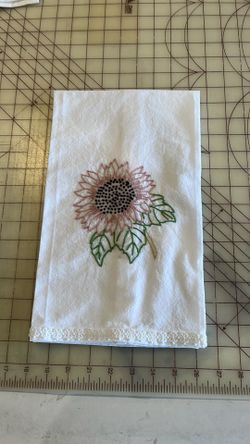 Embroidered Tea Towels handcrafted