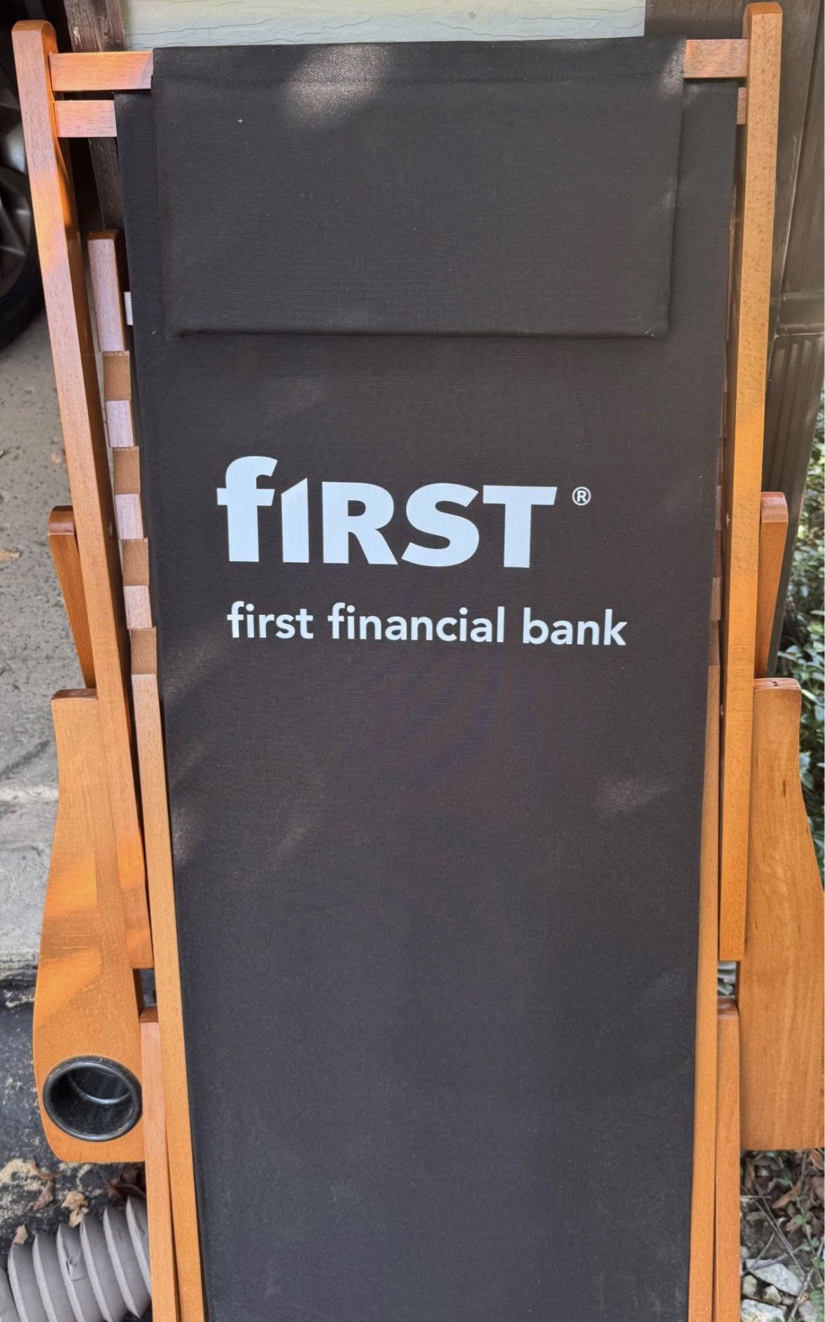 Wooden Sling folding beach chair